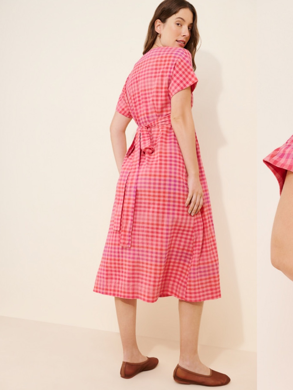 Hatch Carolina Maternity Midi Dress - Picture 4 of 14